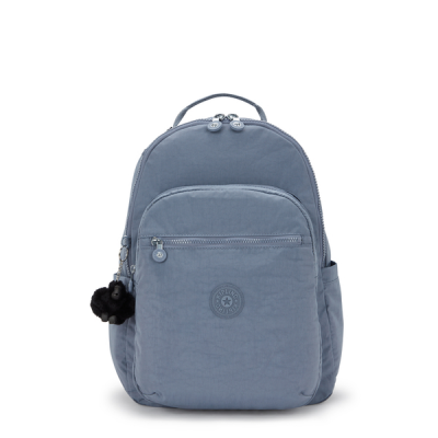 Foto van Kipling Seoul Rugtas Blue Stone