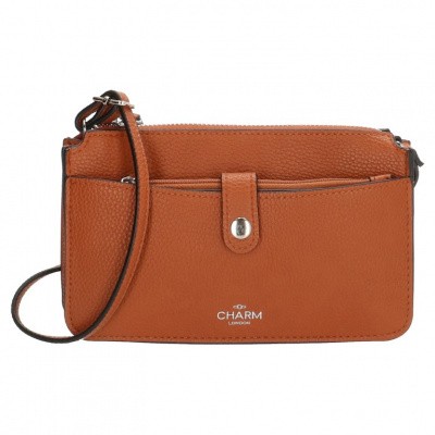 Foto van Charm London Stratford Schoudertas Small 18024 Cognac