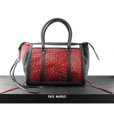 Foto van Paul Marius LeRive Droite M Leopard Black/Red