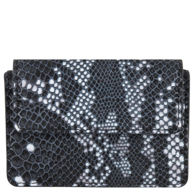 Foto van Cowboysbag x Bobbie Bodt, 3055 Wallet Peridot Snake Black and White