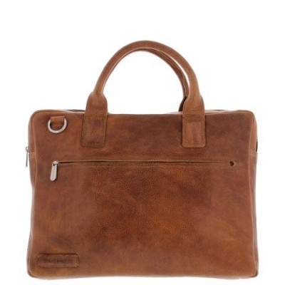 Foto van Plevier Laptoptas 'Brooklyn' 15.6 inch 477 Cognac