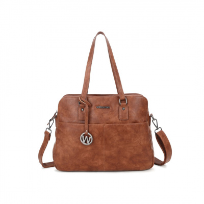 Foto van Wimona Bags Carlotta School/Werktas 2092 Cognac