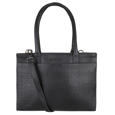 Foto van Cowboysbag x Bobbie Bodt, 3064 Laptop Bag Jade 13 inch Croco Black