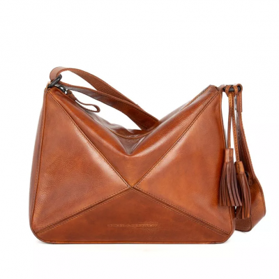 Foto van Spikes & Sparrow Schoudertas - LIlla - 587114 Brandy