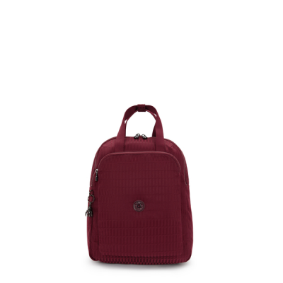 Foto van Kipling Kazuki L Rugtas Maroon Tile Jaquard
