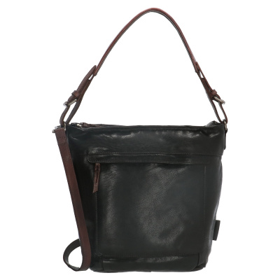 Foto van MicMacBags Dames Schoudertas Highland Park 18351 Zwart