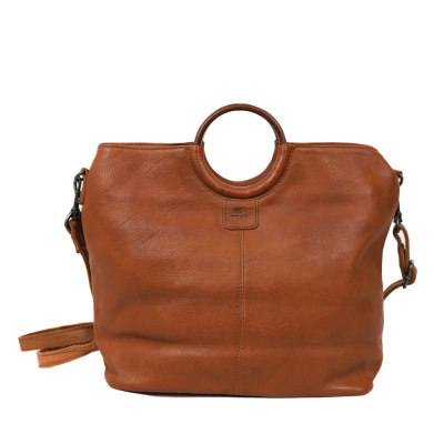 Foto van Bear Design Callisto Pelle Hand-/Schoudertas Yen CP2754 Cognac