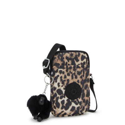 Foto van Kipling Tally Telefoontasje Wild Leopard