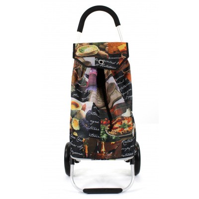 Foto van Awesome Bags Foldable Shopping Trolley M18N276 Pasta Print