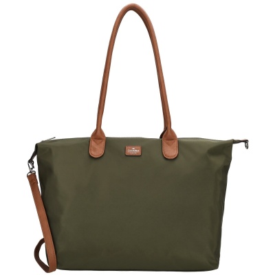 Foto van Charm London Buckingham Laptoptas 15.6 inch 22521 Olijfgroen