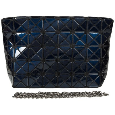 Foto van Malique Geometrical Clutch Donker Blauw