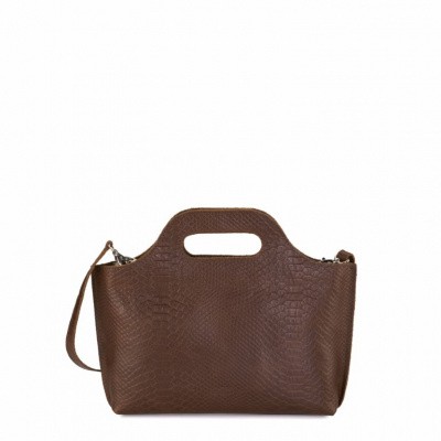 Foto van MYOMY MY CARRY BAG Mini - Anaconda Brandy