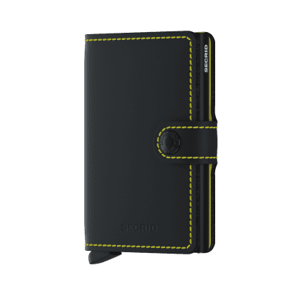 Foto van Secrid Miniwallet Matte Black & Yellow