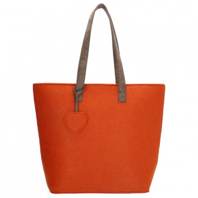Foto van Beagles Dames Vilten Shopper 17536E-Brique