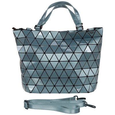 Foto van Malique Geometrical Handtas Groot 869 Licht Blauw