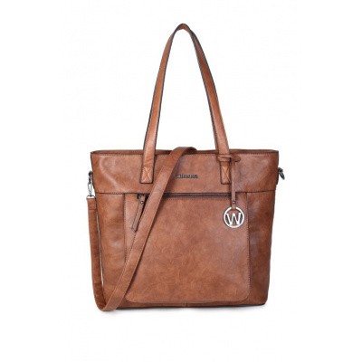 Foto van Wimona Bags Evelina Schoudertas 4035 Cognac