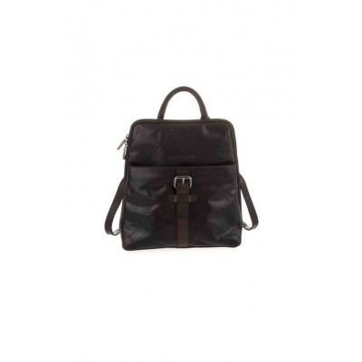 Foto van Spikes & Sparrow Dames Rugtas Small 292H131 Dark Brown