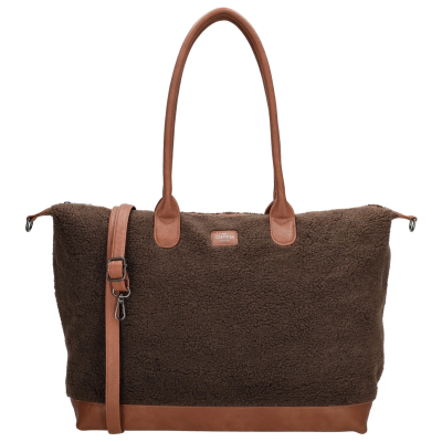 Foto van Charm London Buckingham Laptoptas 15.6 inch 22521 Donker Bruin