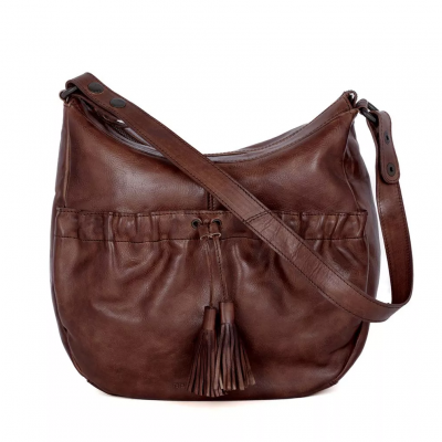 Foto van Spikes & Sparrow Schoudertas - Jinny - 587170 Brown
