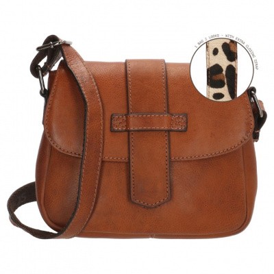 Foto van MicMacBags Dames Schoudertas Wildlife 17907 Bruin