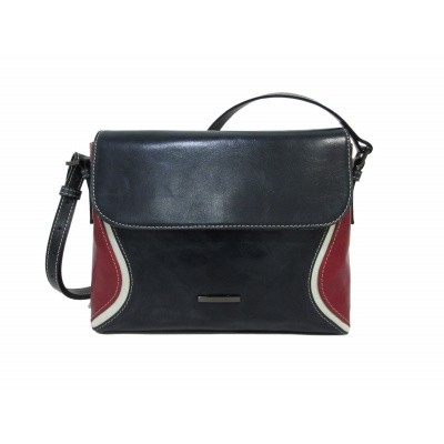 Foto van Claudio Ferrici Quatro Stagioni Shoulderbag 23001 Navy/Red