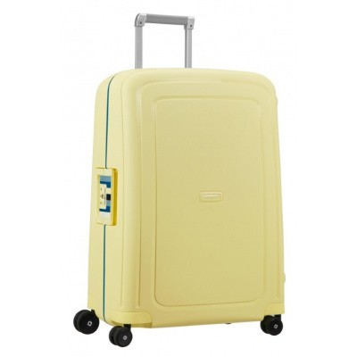Foto van Samsonite S'Cure Spinner 69/25 Pastel Yellow Stripes
