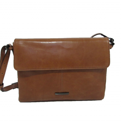 Foto van Claudio Ferrici Pelle Vecchia Shoulderbag 22052 Cognac