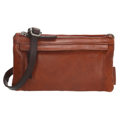 Foto van MicMacBags Dames Schoudertas Highland Park 18354 Cognac