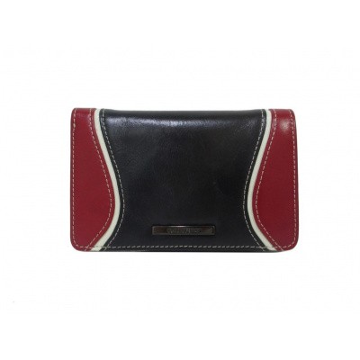 Foto van Claudio Ferrici Quatro Stagioni Wallet 23902 Navy/Red