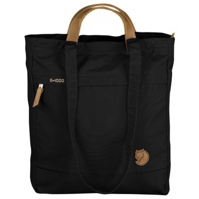 Foto van Fjällräven Totepack No.1 Schoulderbag/Backpack F24203 Black