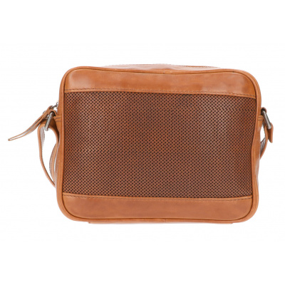 Foto van Leather Design Schoudertas DO20-821 Tobacco