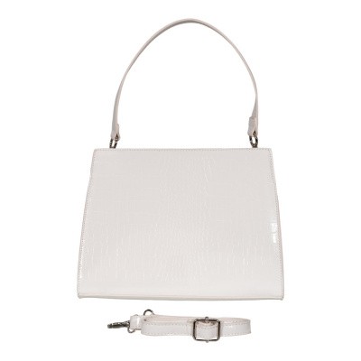 Foto van Malique Croco Handtas 1135 Wit