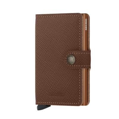 Foto van Secrid Miniwallet Saffiano Caramel