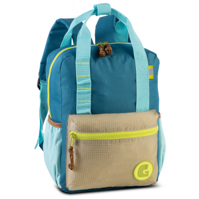 Foto van Gluh Wurmchen Kinderrugtas Luna 20693 Oud Petrol/Beige