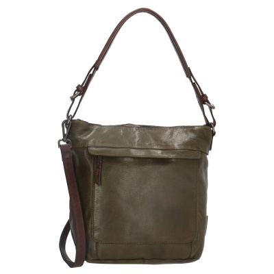 Foto van MicMacBags Dames Schoudertas Highland Park 18351 Olijfgroen