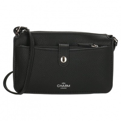 Foto van Charm London Stratford Schoudertas Small 18024 Zwart
