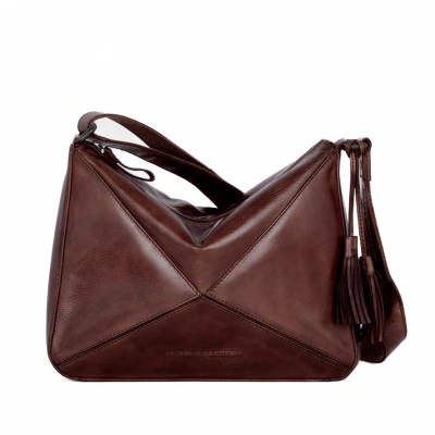 Foto van Spikes & Sparrow Schoudertas - Lilla - 587114 Brown