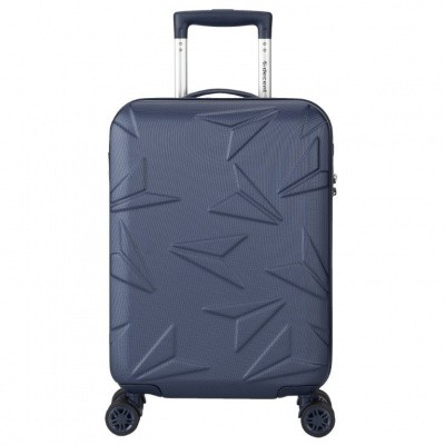 Foto van Decent Q-Luxx Spinner Handbagage Trolley 55 cm RK-7501A Donker Blauw