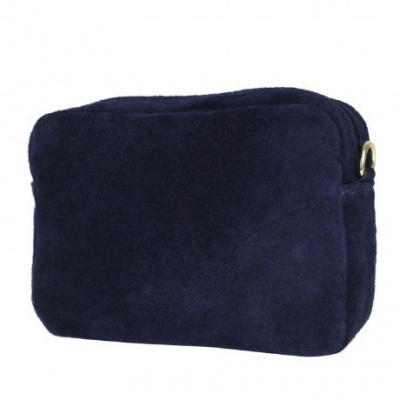 Foto van Baggyshop 'Ready for fall' Schoudertas - Donker Blauw (Goud)
