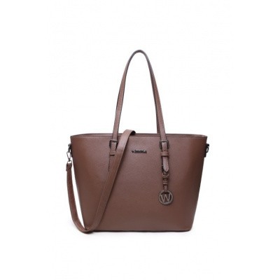 Foto van Wimona Bags Kyara One Schoudertas 3011 Taupe