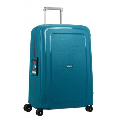 Foto van Samsonite S'Cure Spinner 69/25 Petrol Blue Stripes