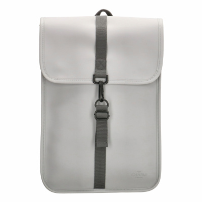 Foto van Charm London Neville Rugzak 17.3 inch 20043 Midden Grijs