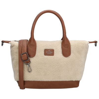Foto van Charm London Buckingham Teddy Handtas W01268 Beige