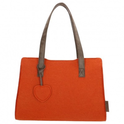 Foto van Beagles Vilten Dames Shopper 17537E Brique
