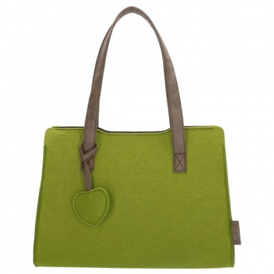 Foto van Beagles Vilten Dames Shopper 17537E Groen