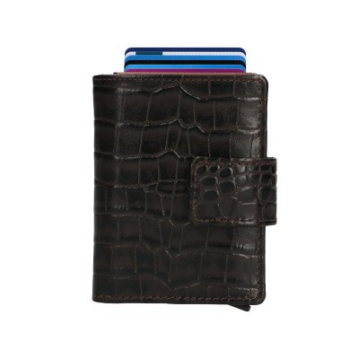 Foto van Leather Design Portemonnee voor Cardprotector KA 2924/1 CR Bruin