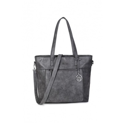 Foto van Wimona Bags Evelina Schoudertas 4035 Grijs