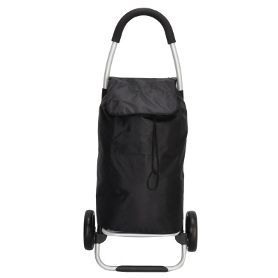 Foto van Shop & Go Opvouwbare Boodschappen Trolley Zwart