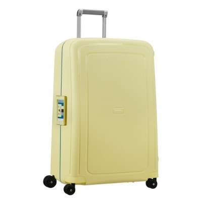 Foto van Samsonite S'Cure Spinner 75/28 Pastel Yellow Stripes