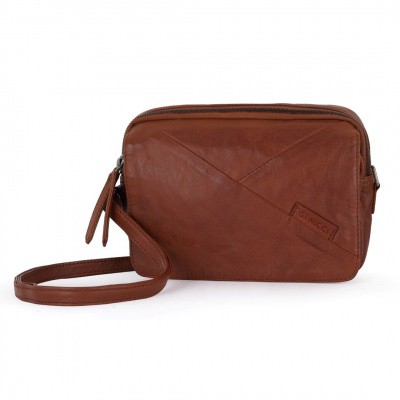 Foto van GENICCI Paisley Sling Bag Cognac